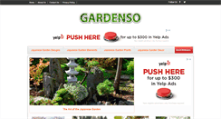 Desktop Screenshot of gardenso.com